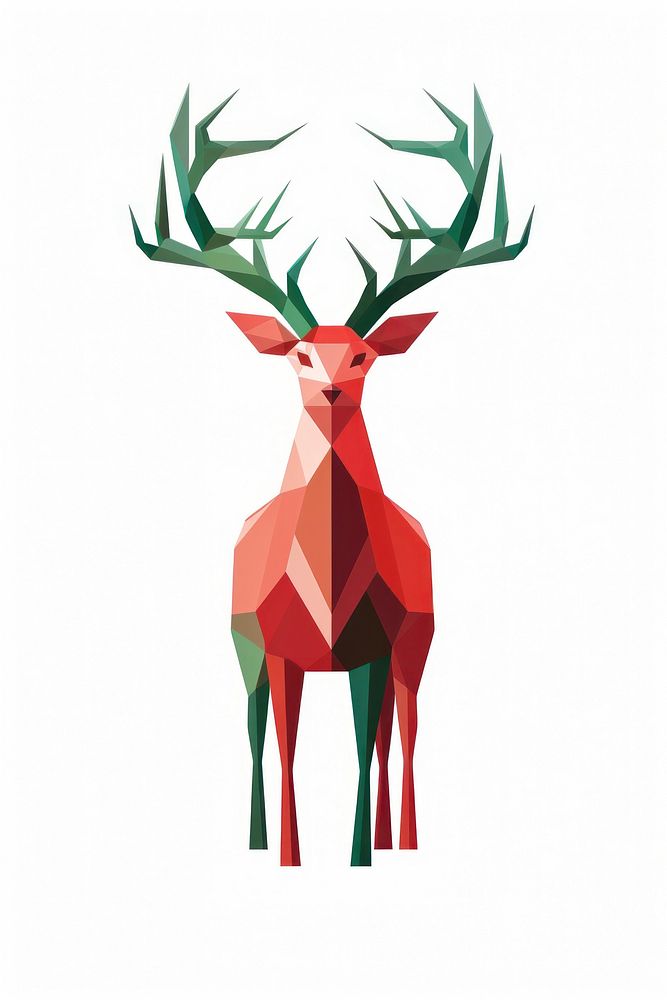Reindeer antler animal mammal. AI generated Image by rawpixel.