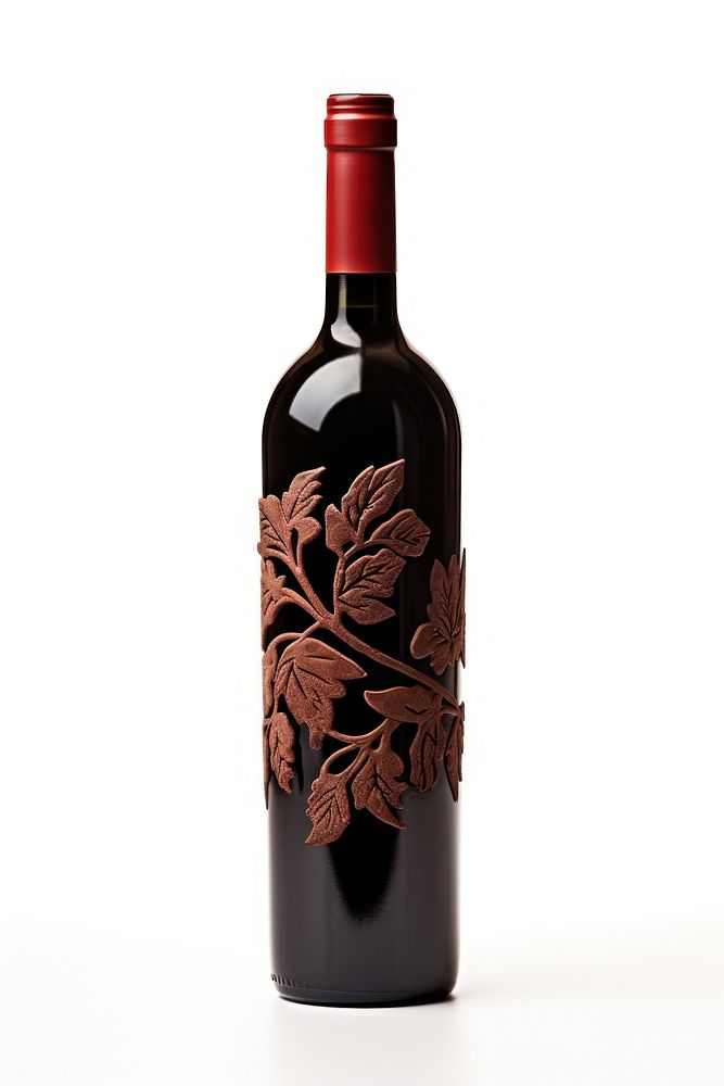 Wine bottle drink red. AI generated Image by rawpixel.