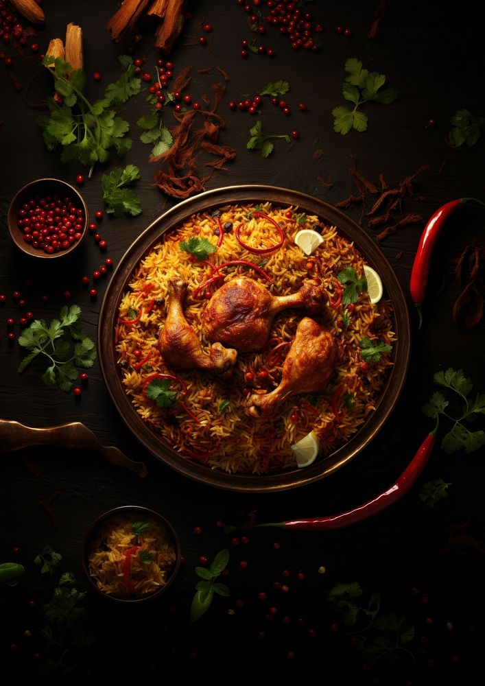 Indian food. AI generated Image by rawpixel.