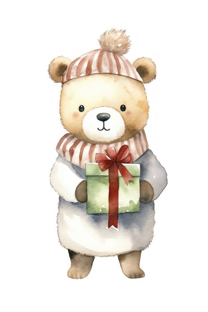 Christmas animal cartoon cute toy. AI generated Image by rawpixel.