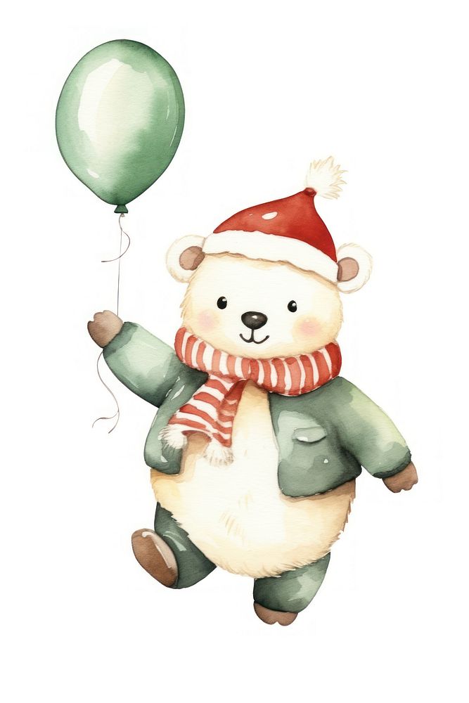 Christmas animal snowman cartoon cute. AI generated Image by rawpixel.