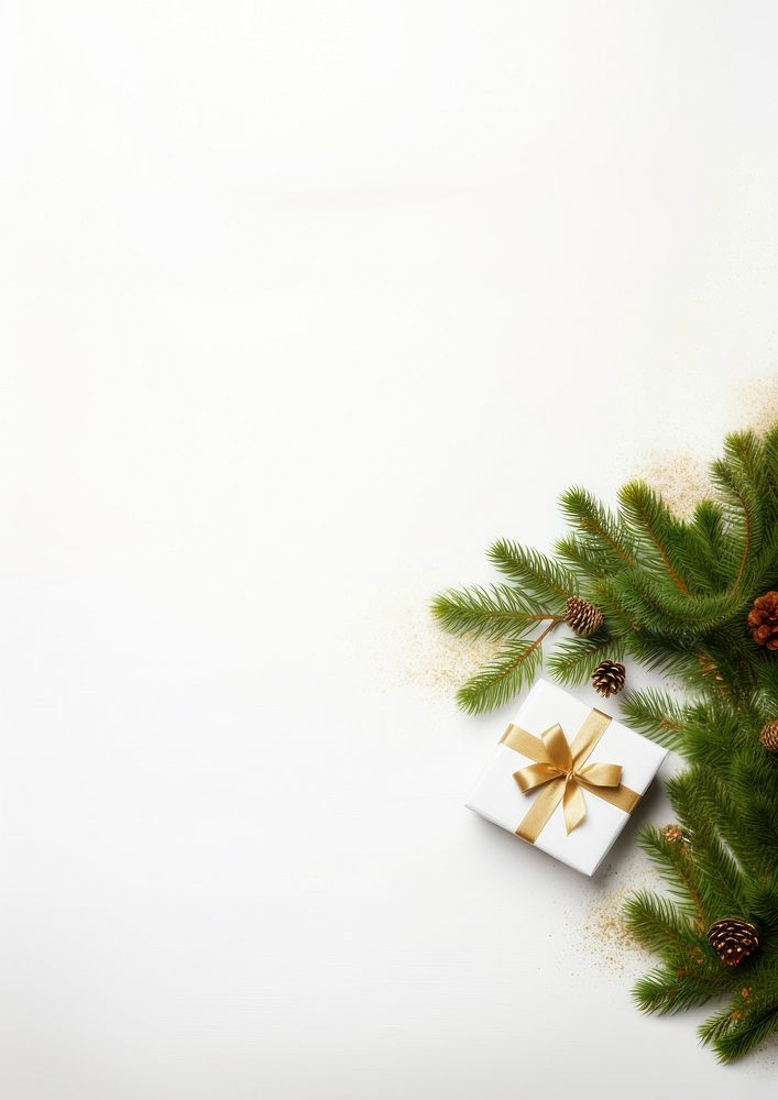 Christmas gift box background. AI generated Image by rawpixel.