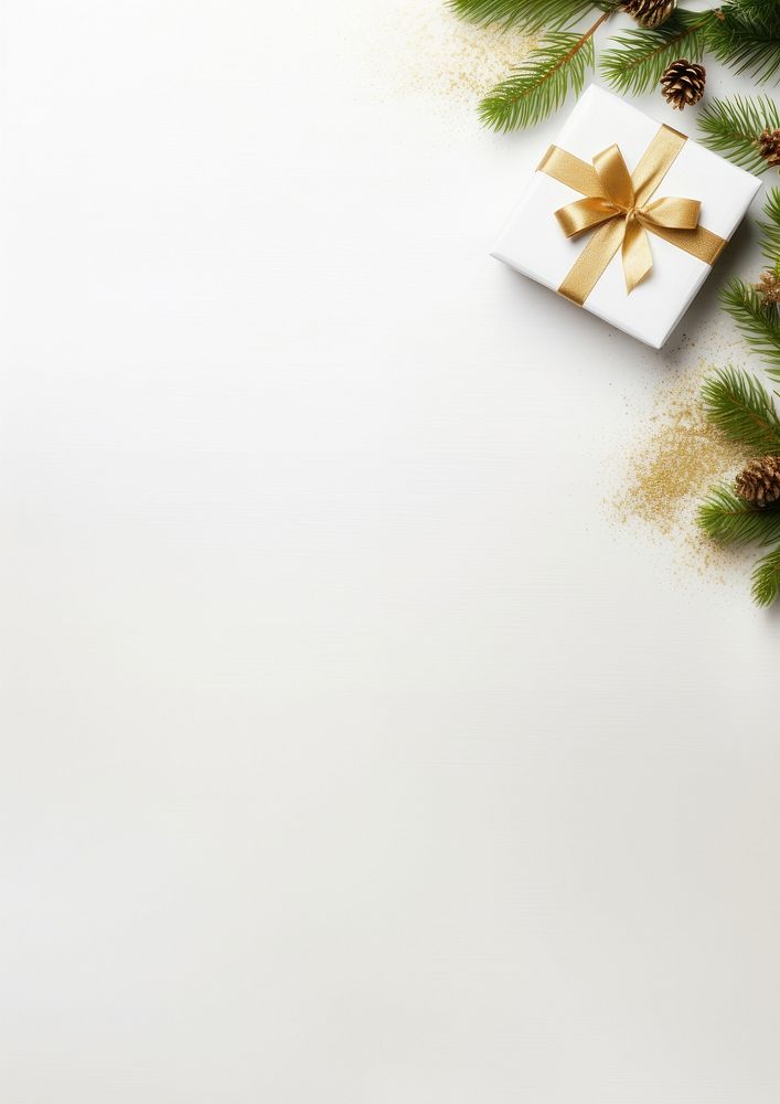 Christmas gift box background. AI generated Image by rawpixel.