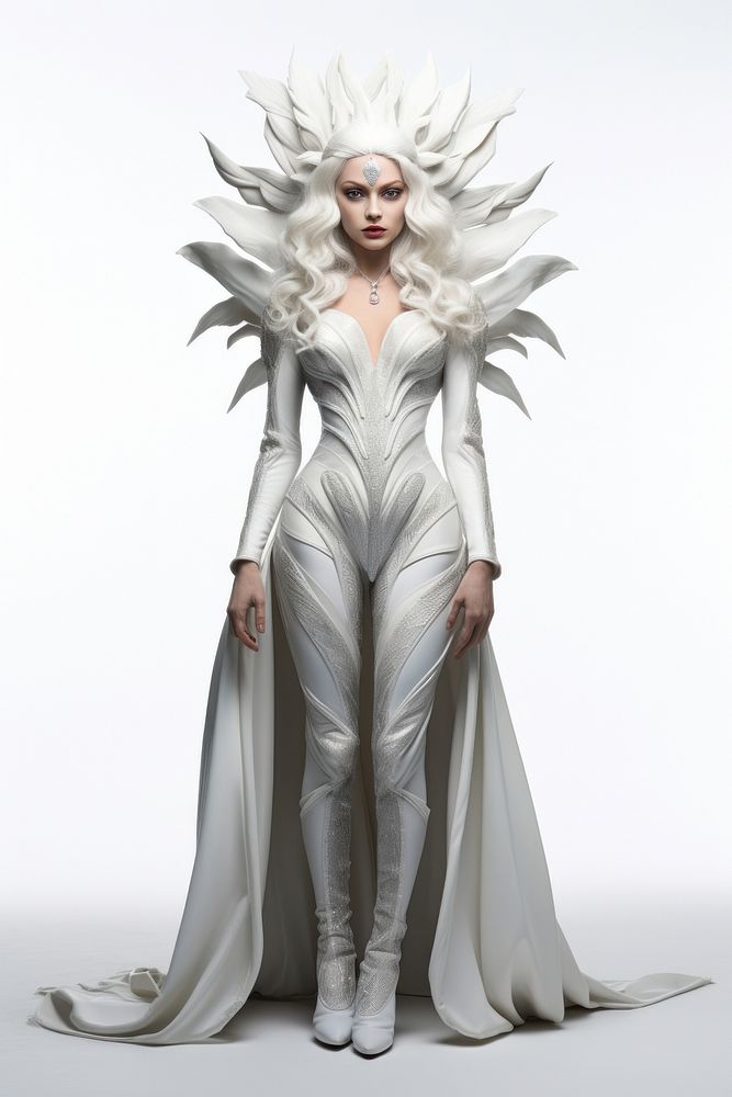 Queen costume fashion fantasy. AI generated Image by rawpixel.
