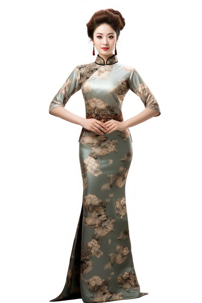 Chinese women dress fashion adult. AI generated Image by rawpixel.