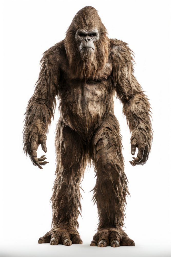 Big foot monkey mammal ape. AI generated Image by rawpixel.