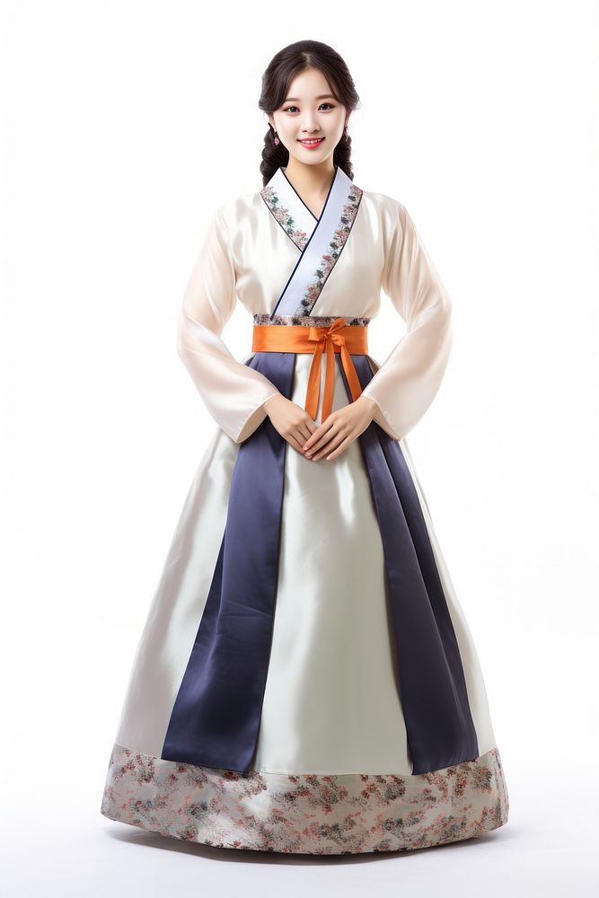 Korean women dress tradition costume. AI generated Image by rawpixel.