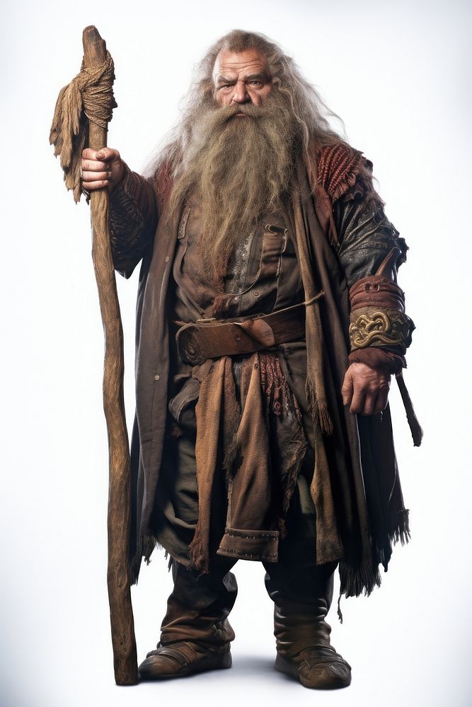 Dwarf portrait adult beard. AI generated Image by rawpixel.