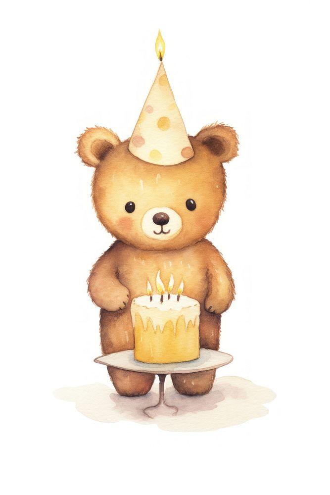 Bear cartoon candle toy. AI generated Image by rawpixel.