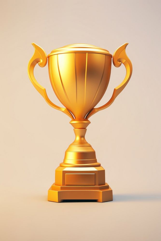 Trophy achievement investment decoration. AI generated Image by rawpixel.