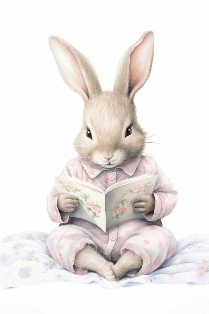 Pretty rabbit book publication reading. 