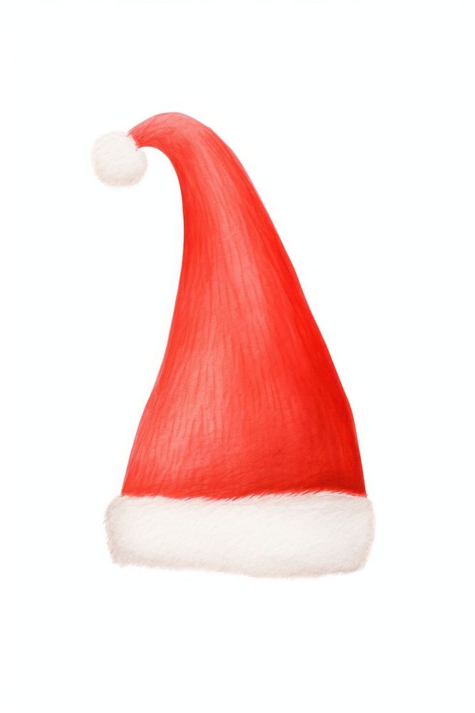 Christmas hat red white background confectionery. AI generated Image by rawpixel.