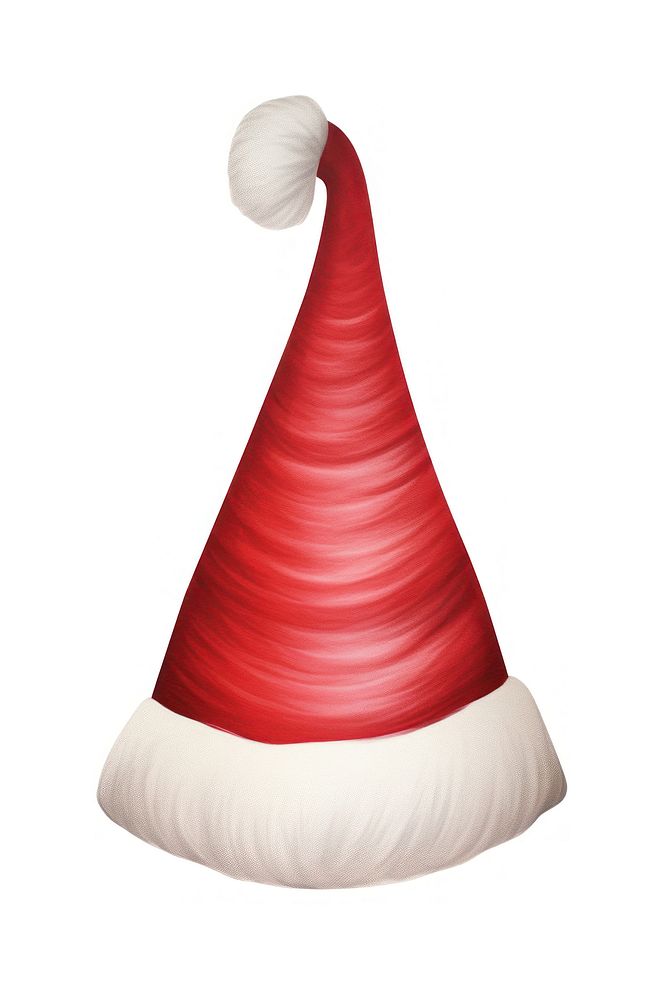 Christmas hat red white background celebration. 