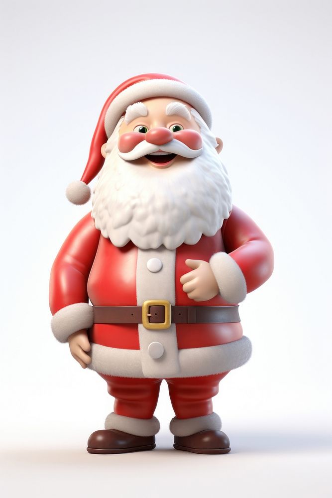 Santa claus figurine cartoon toy. | Free Photo Illustration - rawpixel