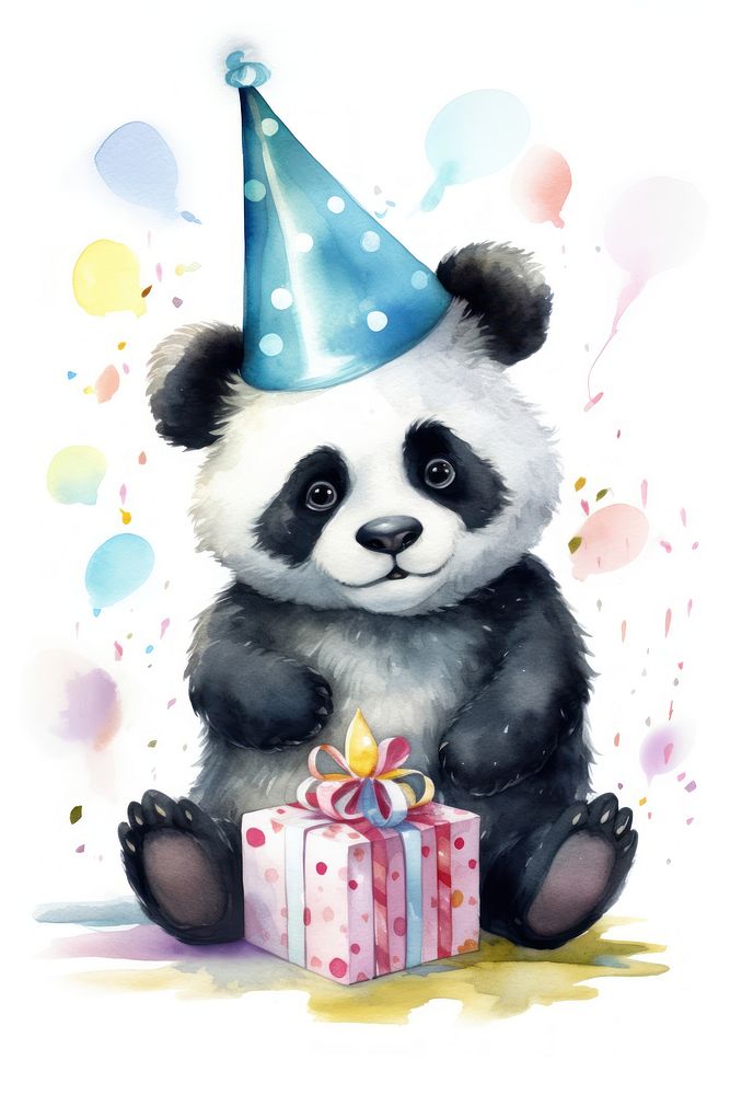Party panda toy representation. AI generated Image by rawpixel.