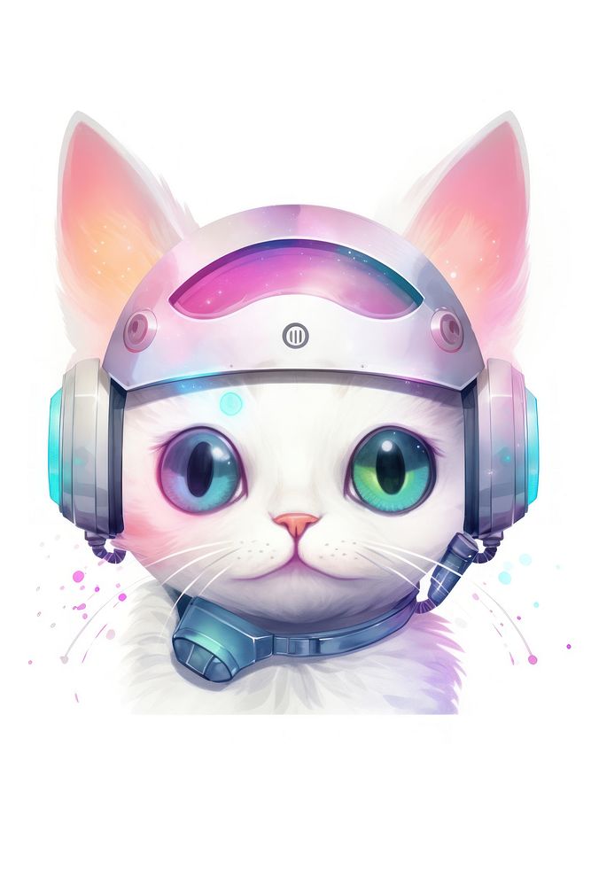 Cat technology cute electronics. AI generated Image by rawpixel.
