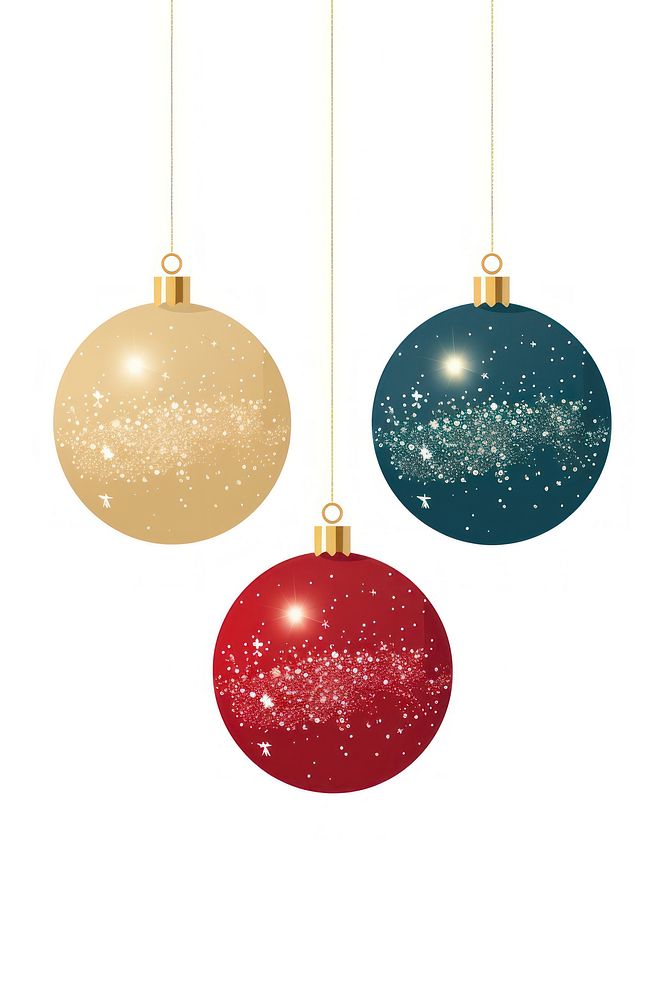 Christmas balls christmas decoration lighting. AI generated Image by rawpixel.