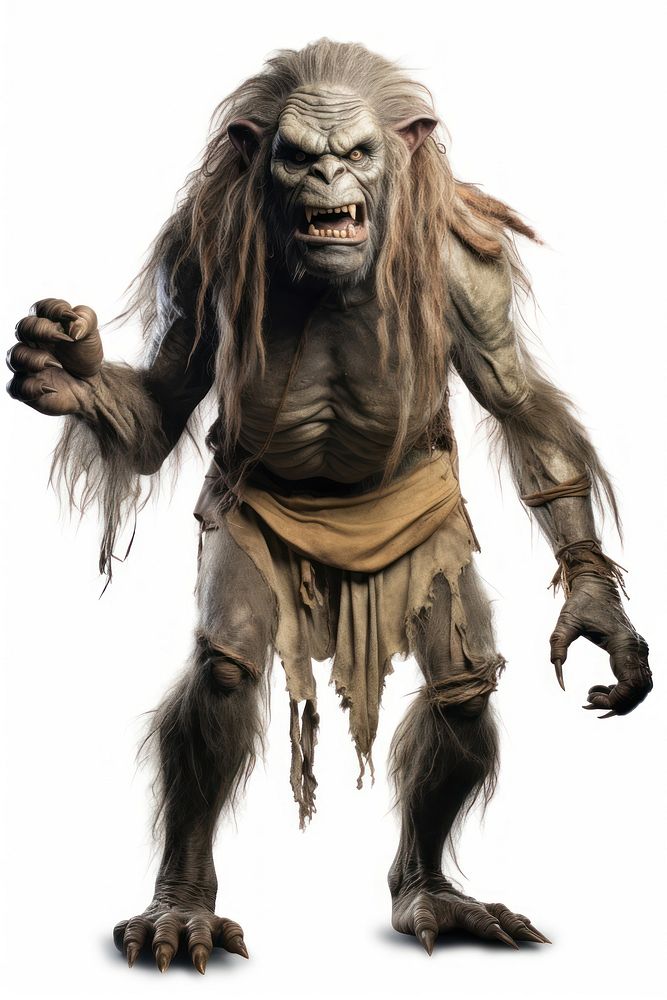 Troll animal mammal ape. AI generated Image by rawpixel.