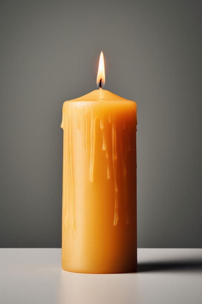 A candle illuminated darkness cylinder. AI generated Image by rawpixel.