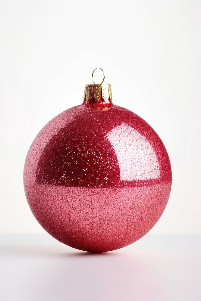 A Christmas ball decoration christmas glitter. AI generated Image by rawpixel.