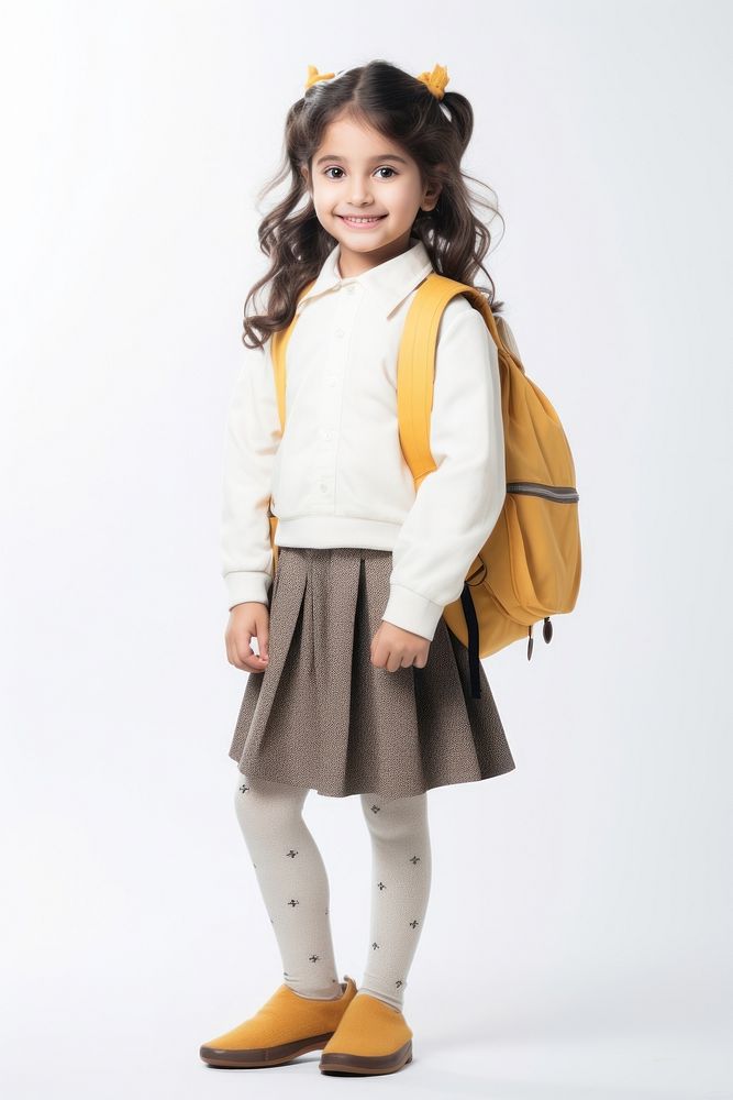A kindergarten child costume student skirt. AI generated Image by rawpixel.