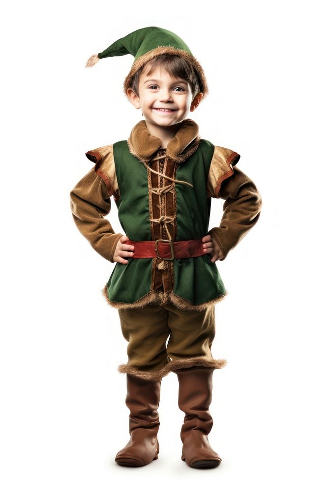 Costume child kid white background. AI generated Image by rawpixel.