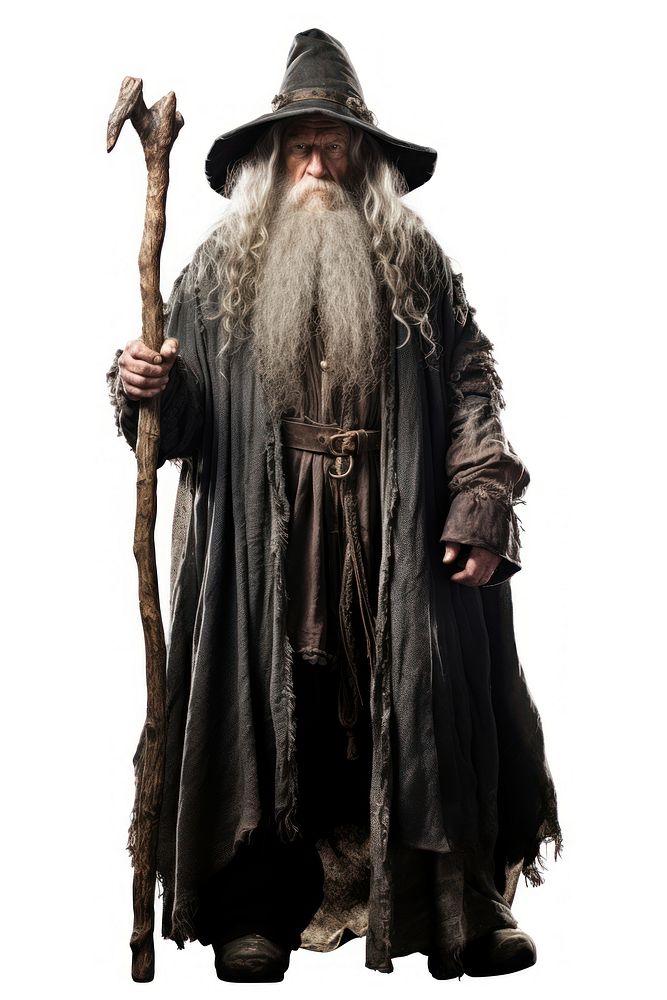 Wizard costume adult beard. AI generated Image by rawpixel.