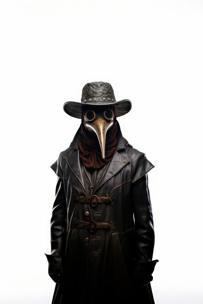 Plague doctor mask photography portrait costume. AI generated Image by rawpixel.