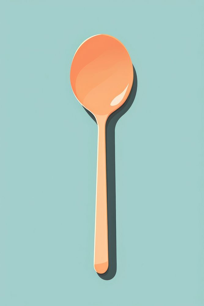 Asian Serving Spoon spoon silverware tableware. AI generated Image by rawpixel.
