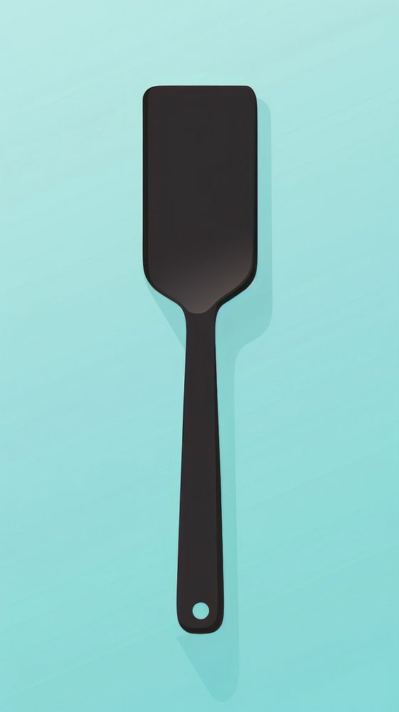 Black Spatula spatula spoon absence. AI generated Image by rawpixel.