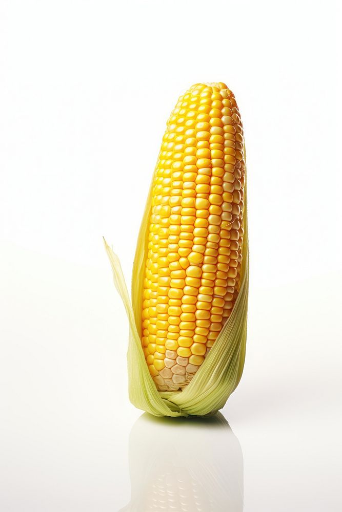 Corn plant food white background. AI generated Image by rawpixel.