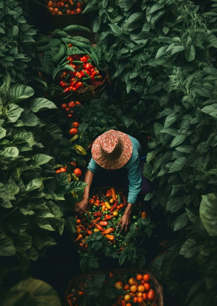 Harvesting vegetable gardening plant. AI generated Image by rawpixel.