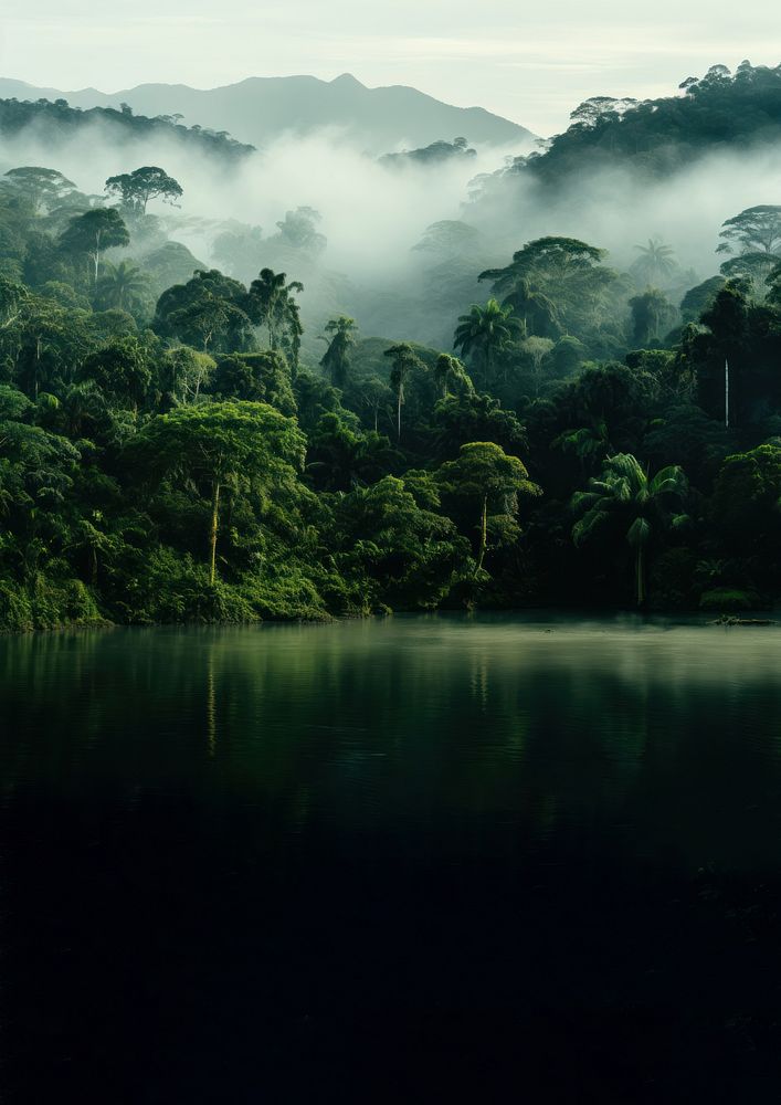 Photo of Amazon rainforest. AI generated Image by rawpixel.