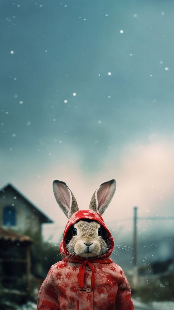 portrait of a rabbit in a dress, in the style of photo realistic techniques. 