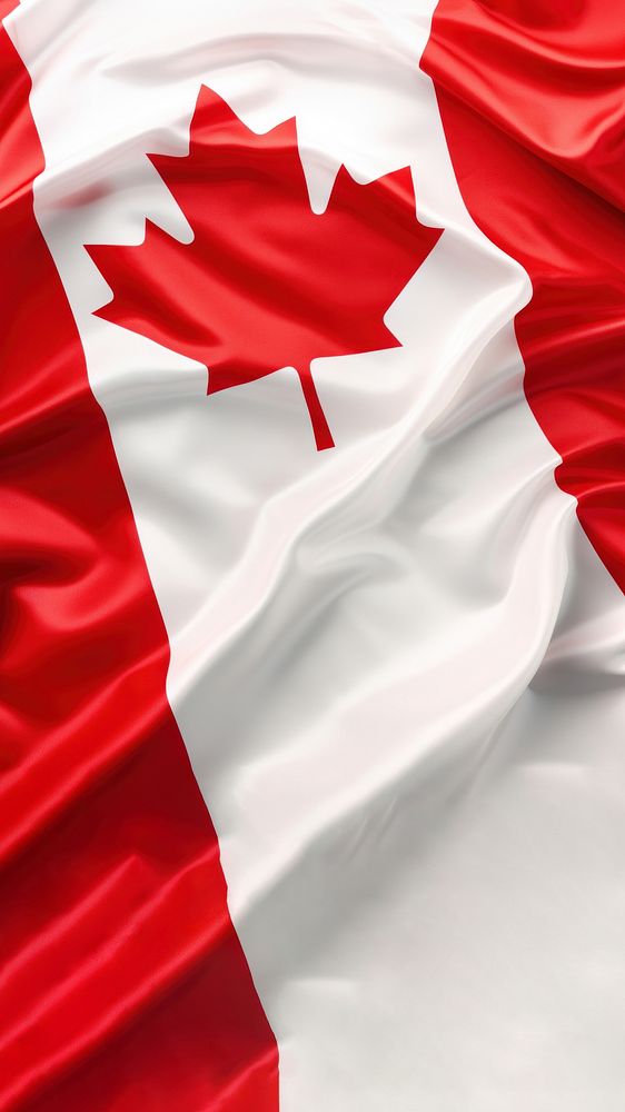 Canadian flag background. 