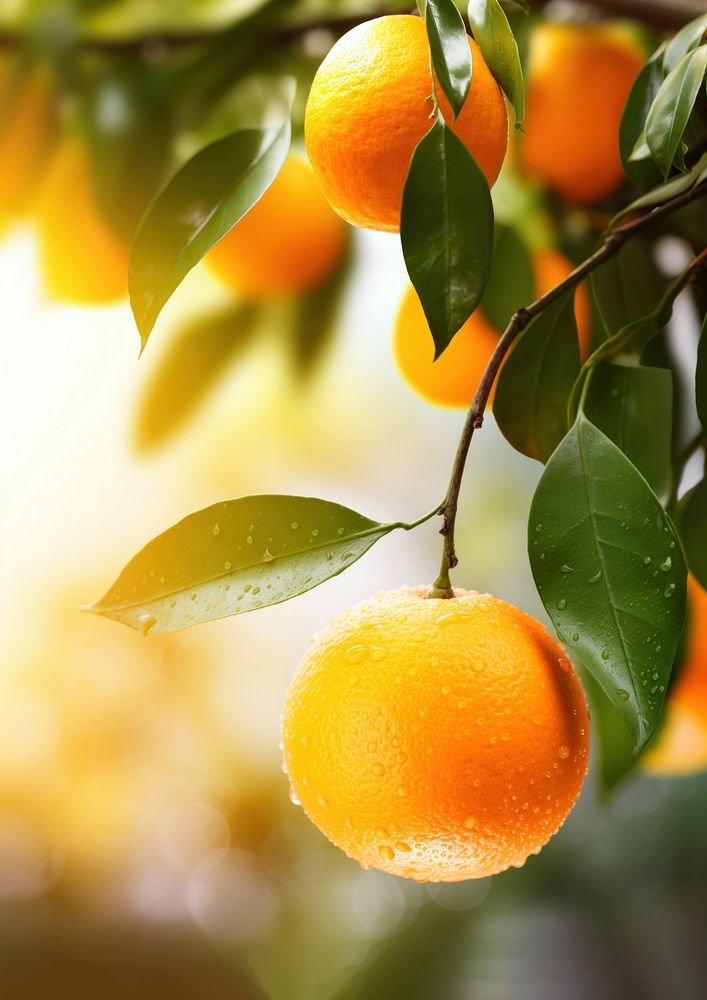 Grapefruit outdoors orange plant. 