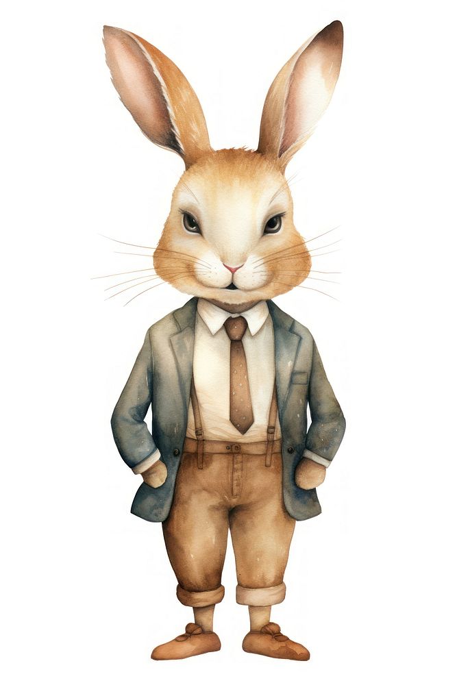 Rabbit animal mammal representation. AI generated Image by rawpixel.