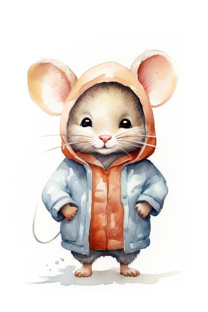 Mouse animal cute rat. AI generated Image by rawpixel.