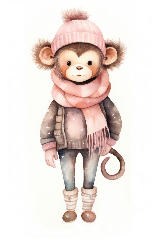 Monkey cute toy representation. AI generated Image by rawpixel.