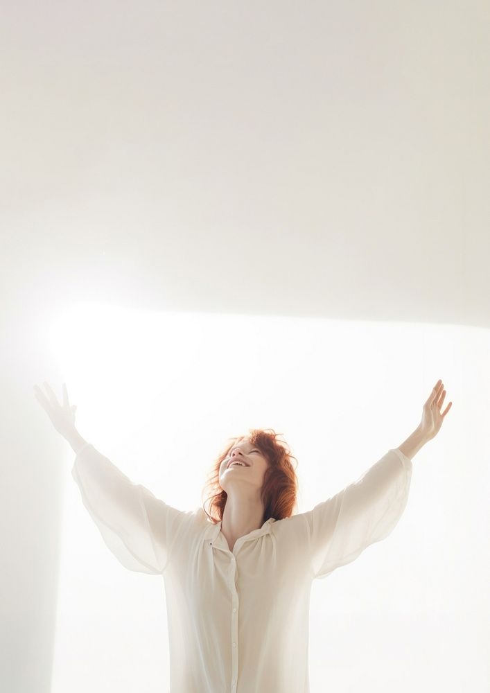 Adult woman spirituality excitement. AI generated Image by rawpixel.
