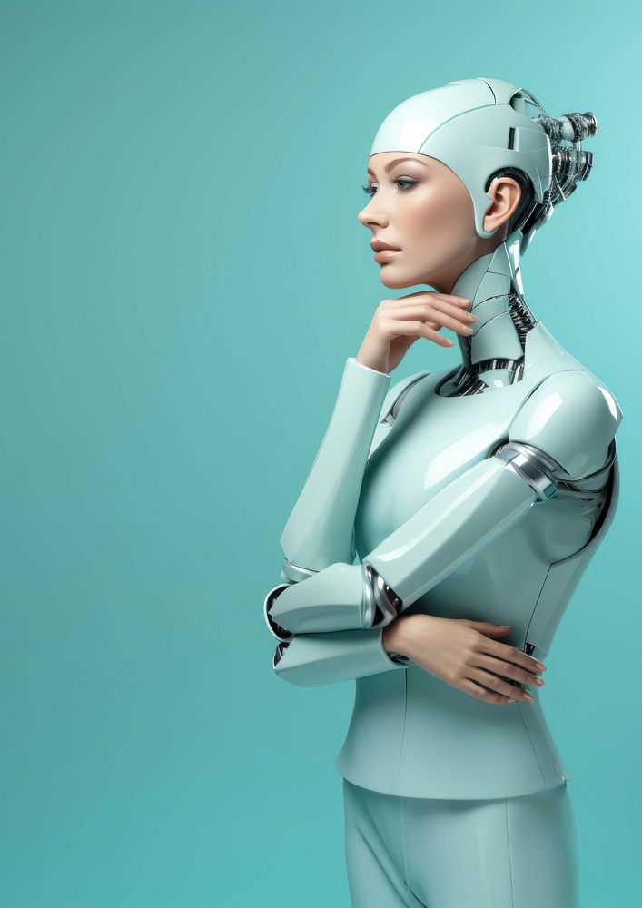 Robot female adult technology. AI generated Image by rawpixel.