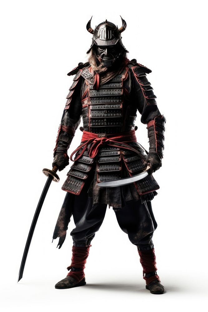 Samurai samurai weapon white background. AI generated Image by rawpixel.