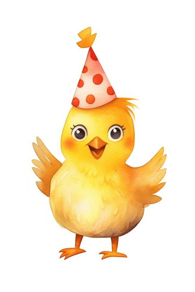 Character dancing chick baby. AI generated Image by rawpixel.