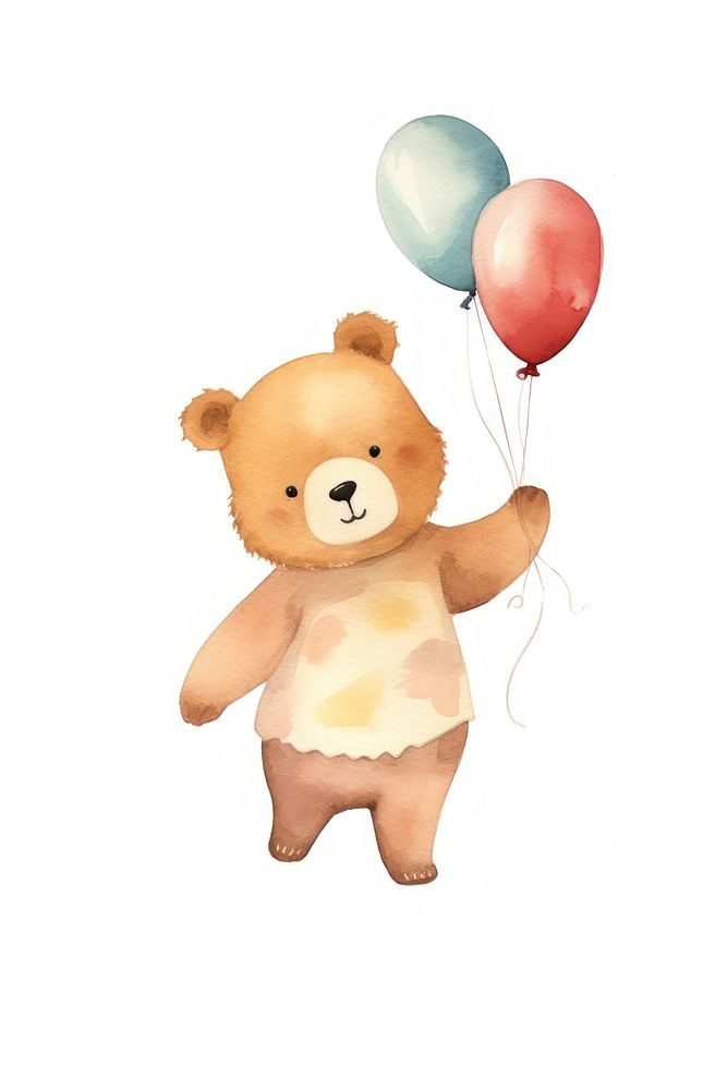 Party cute bear illustration. 