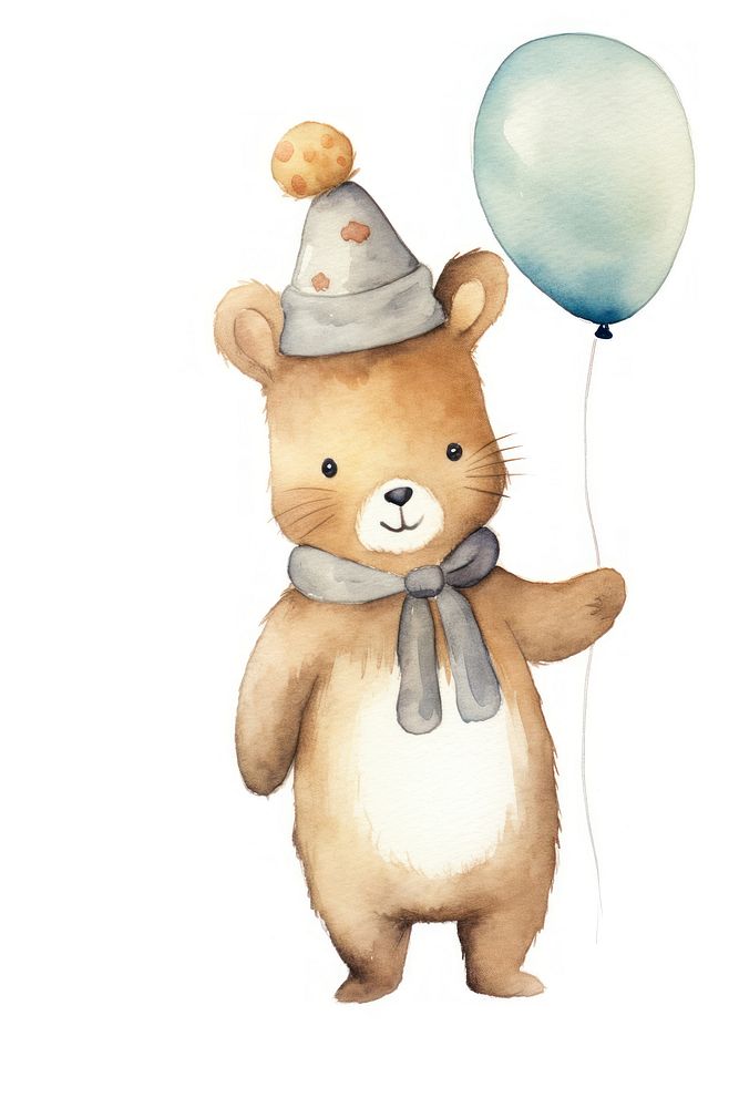 Cute squirrel balloon cartoon toy. AI generated Image by rawpixel.