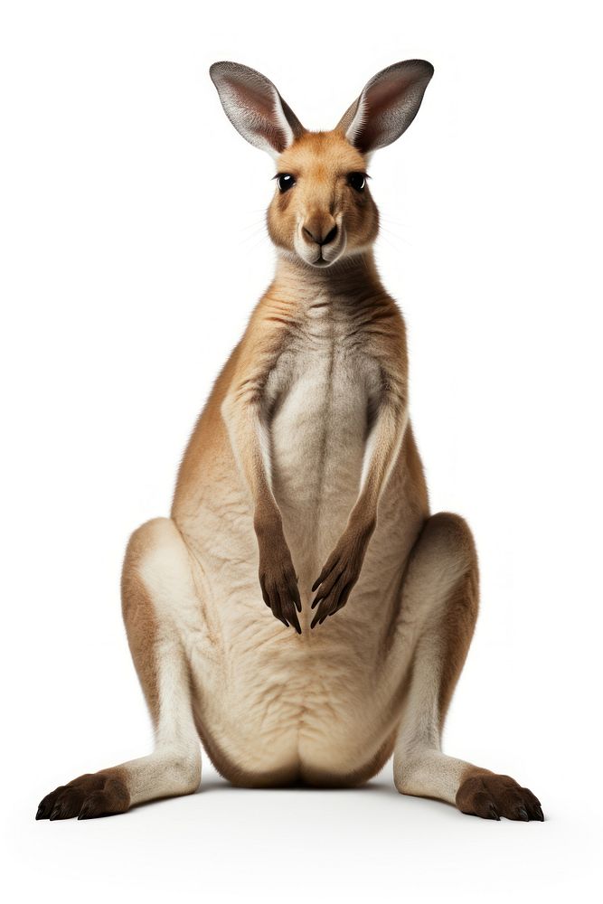 Kangoroo kangaroo wallaby animal. AI generated Image by rawpixel.