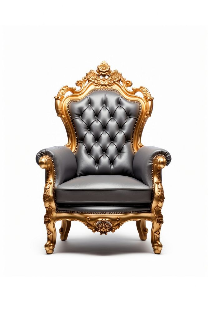 Chair furniture armchair throne. AI generated Image by rawpixel.