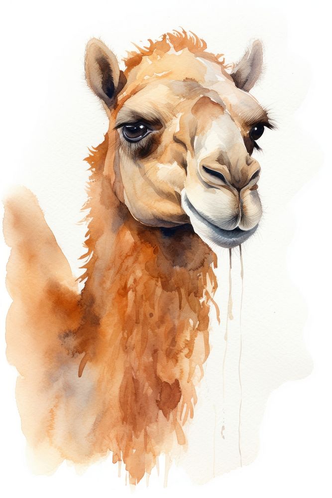 Camel mammal animal creativity. AI generated Image by rawpixel.