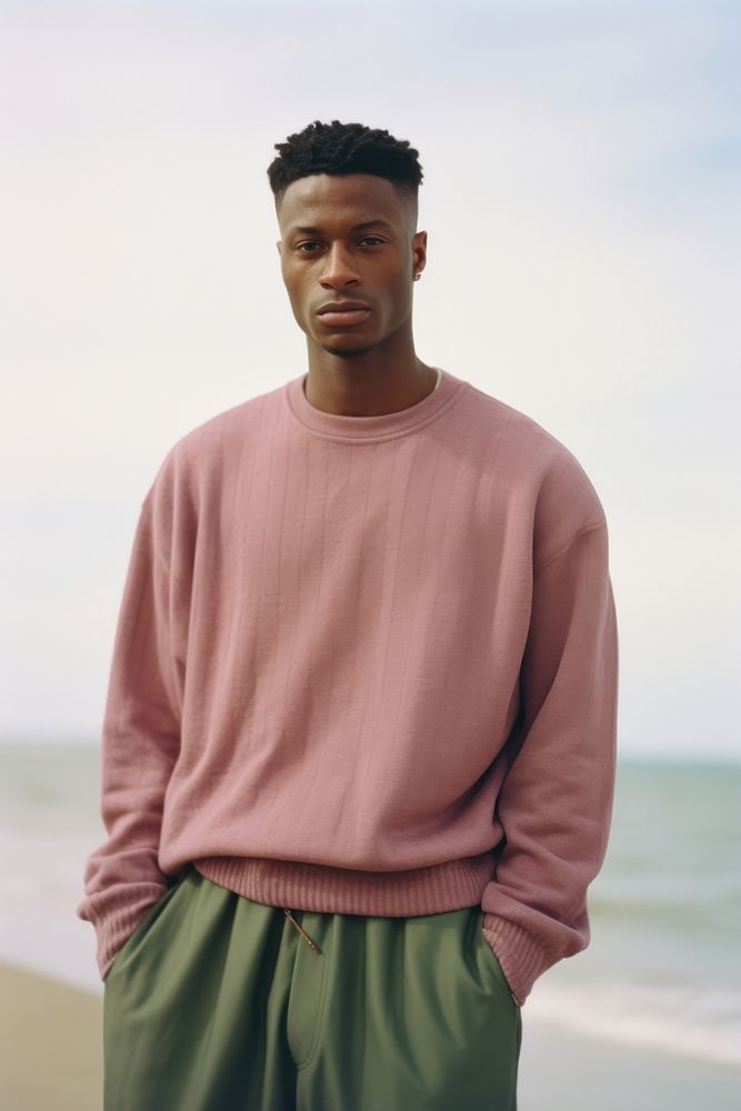 Streetwear fashion portrait sweater adult. AI generated Image by rawpixel.
