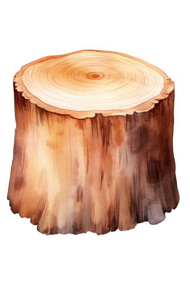 Rustic wood log plant table tree. AI generated Image by rawpixel.